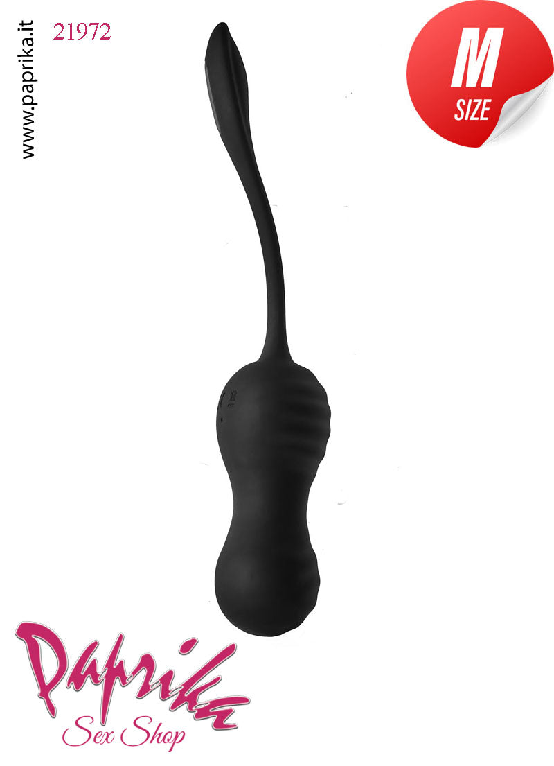Ovulo Palline Vaginali Su & Giù 8 cm Ø 32-35 Silicone Telecomando 10 Funzioni