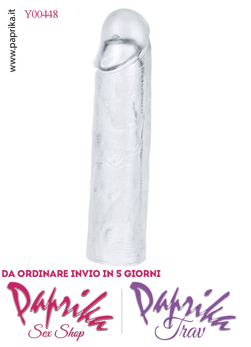 Prolunga Guaina Allungamento Pene 2.5 cm Tpe Morbido Trasparente Prolunga Guaina Allungamento Pene 2.5 cm Tpe Morbido Trasparente