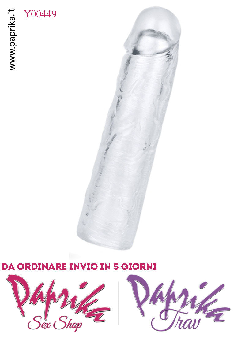 Prolunga Guaina Allungamento Pene 5 cm Tpe Morbido Trasparente Prolunga Guaina Allungamento Pene 5 cm Tpe Morbido Trasparente