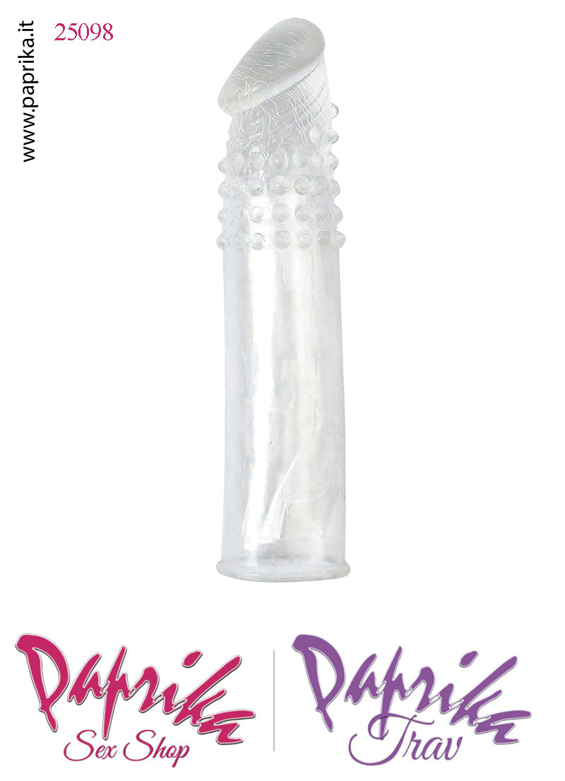 Prolunga Guaina Allungamento Pene Trasparente Aculei Tpe Morbido Prolunga Guaina Allungamento Pene Trasparente Aculei Tpe Morbido