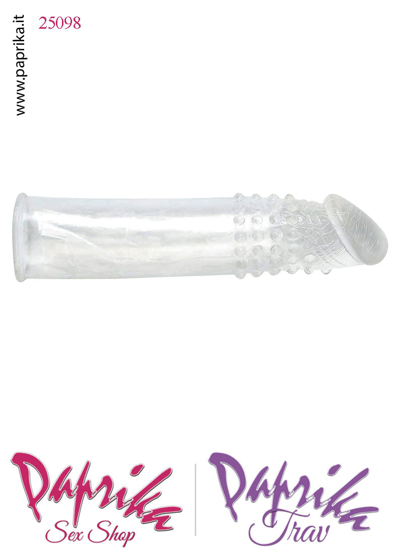 Prolunga Guaina Allungamento Pene Trasparente Aculei Tpe Morbido Prolunga Guaina Allungamento Pene Trasparente Aculei Tpe Morbido