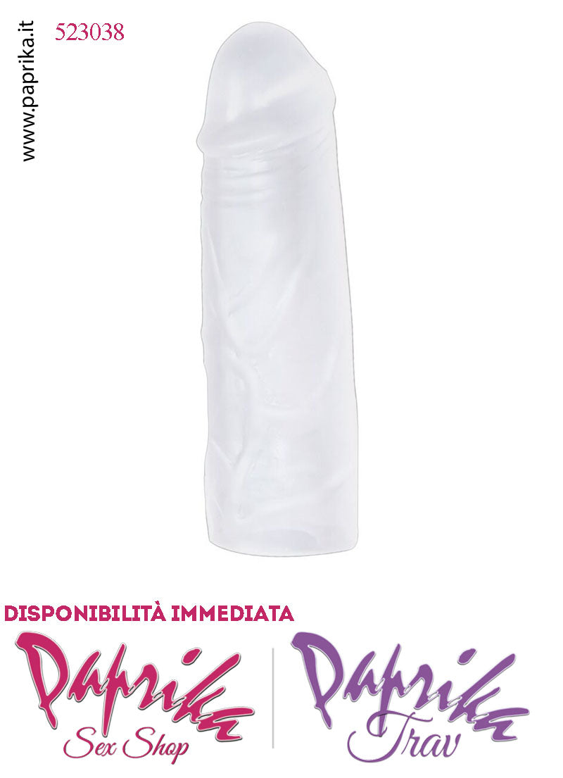 Prolunga Guaina Allungamento Ingrossamento Pene Trasparente Spessa Prolunga Guaina Allungamento Ingrossamento Pene Trasparente Spessa