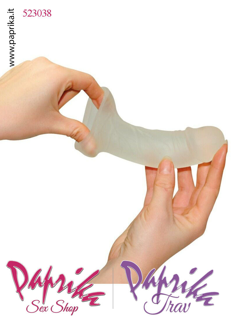 Prolunga Guaina Allungamento Ingrossamento Pene Trasparente Spessa Prolunga Guaina Allungamento Ingrossamento Pene Trasparente Spessa