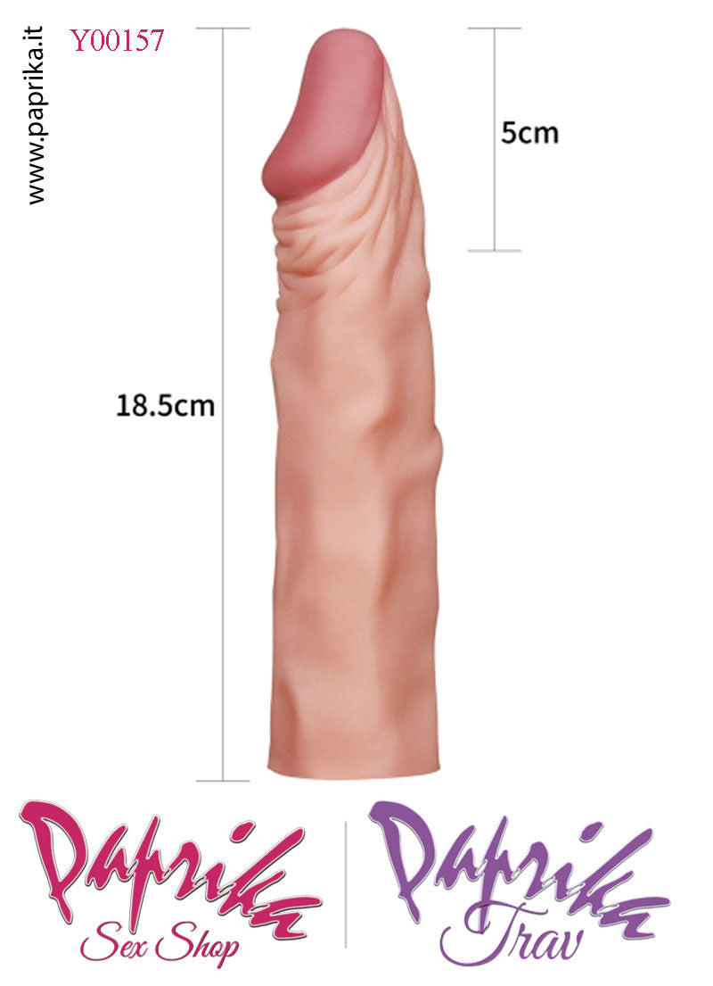 Prolunga Guaina Allungamento Pene 5 cm Tpe Morbido Glande Stimolante Prolunga Guaina Allungamento Pene 5 cm Tpe Morbido Glande Stimolante
