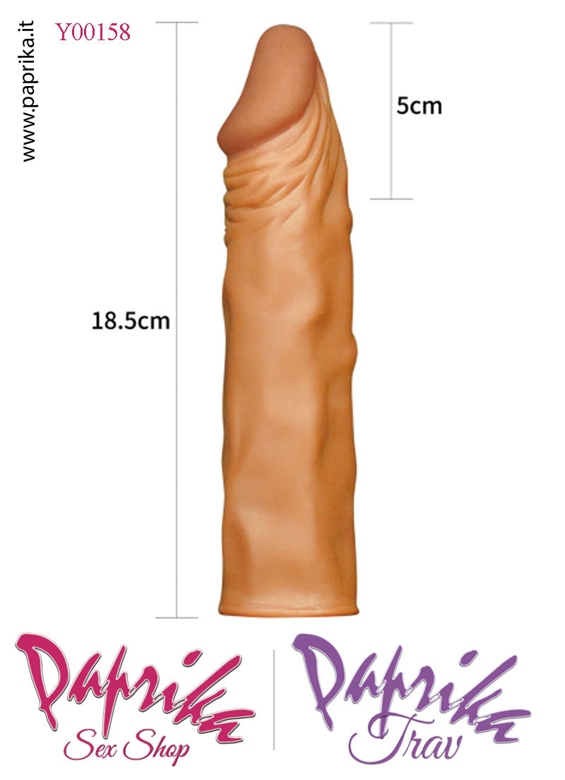 Prolunga Guaina Allungamento Pene 5 cm Tpe Morbido Glande Stimolante Prolunga Guaina Allungamento Pene 5 cm Tpe Morbido Glande Stimolante