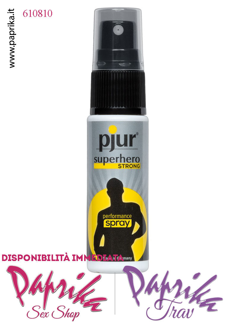 Ritardante Maschile Efficace Spray Superhero Strong Pjur 20 ml Ritardante Maschile Efficace Spray Superhero Strong Pjur 20 ml