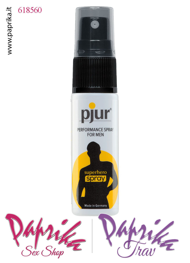 Ritardante Maschile Efficace Spray Superhero Pjur 20 ml Ritardante Maschile Efficace Spray Superhero Pjur 20 ml