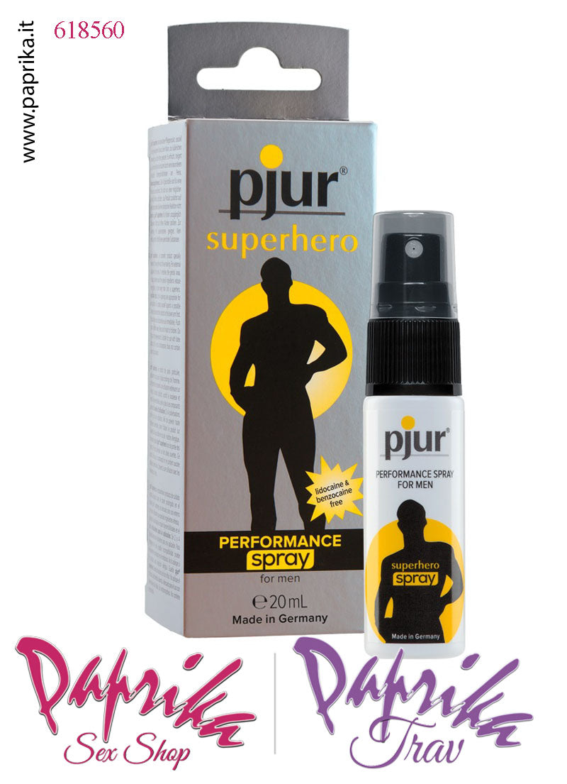 Ritardante Maschile Efficace Spray Superhero Pjur 20 ml Ritardante Maschile Efficace Spray Superhero Pjur 20 ml