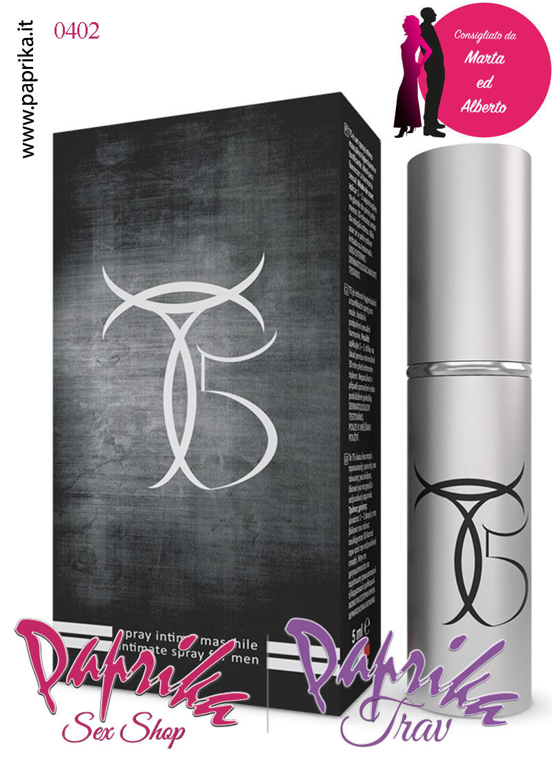 Tauro Spray Intimo Ritardante Potente Per Uomo 5 ml Tauro Spray Intimo Ritardante Potente Per Uomo 5 ml