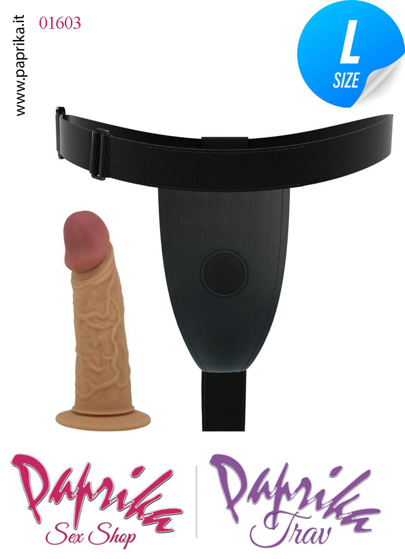 Strap-On Maschile Protesi Cava 16 cm Ø 44 Prolunga Non Vibrante Mutanda Strap-On Maschile Protesi Cava 16 cm Ø 44 Prolunga Non Vibrante Mutanda