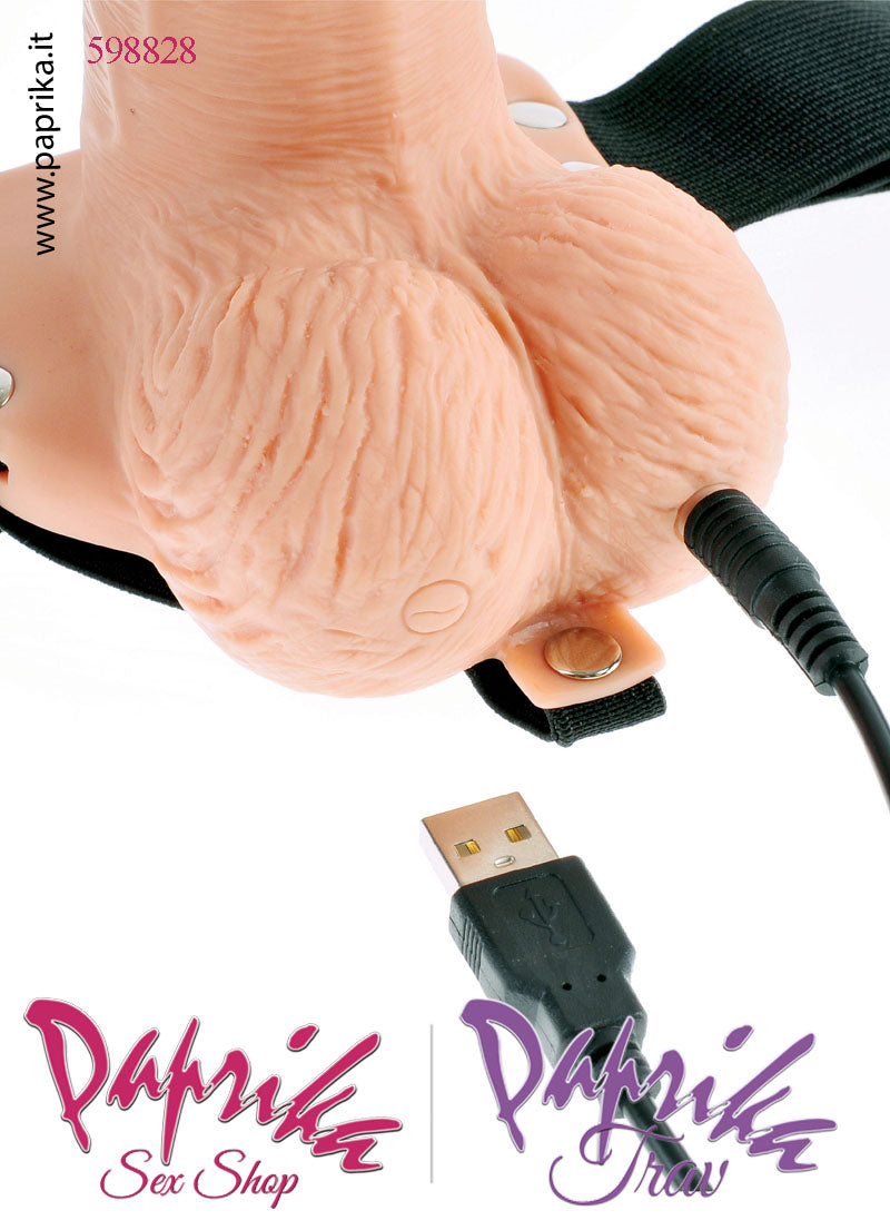 Strap-On Maschile Pvc Vibrante Telecomando Prolunga 18 cm Ø 48 Strap-On Maschile Pvc Vibrante Telecomando Prolunga 18 cm Ø 48