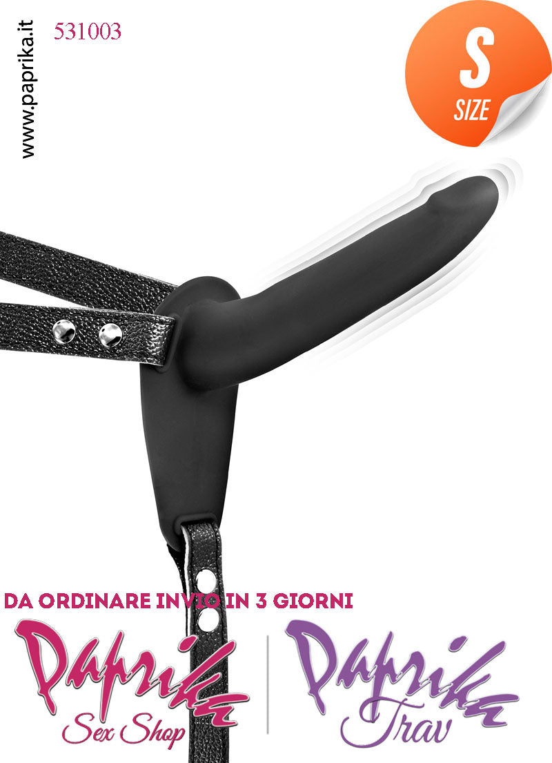 Strap-On Silicone Sottile Vibrante Cinghie Ecopelle Regolabili Strap-On Silicone Sottile Vibrante Cinghie Ecopelle Regolabili