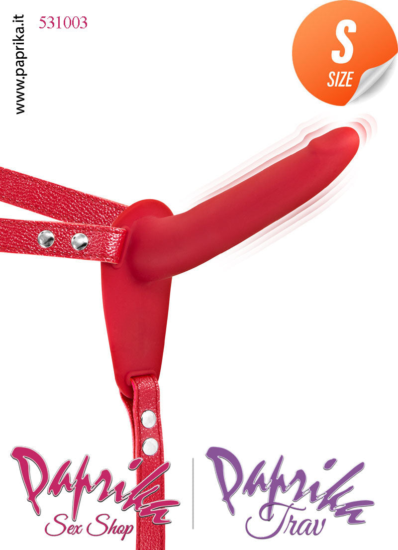 Strap-On Silicone Sottile Vibrante Cinghie Ecopelle Regolabili Strap-On Silicone Sottile Vibrante Cinghie Ecopelle Regolabili