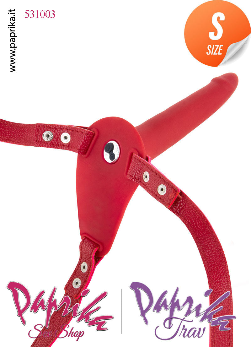 Strap-On Silicone Sottile Vibrante Cinghie Ecopelle Regolabili Strap-On Silicone Sottile Vibrante Cinghie Ecopelle Regolabili