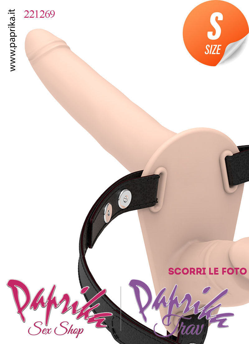 Strap-On Silicone Doppio Sottile Non Vibrante Cinghie Ecopelle Regolabili Strap-On Silicone Doppio Sottile Non Vibrante Cinghie Ecopelle Regolabili