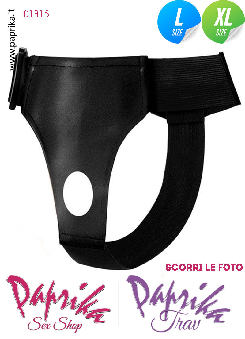 Strap-On Doppio ExtraLarge TPR Morbido Vibrante Mutanda Regolabile Strap-On Doppio ExtraLarge TPR Morbido Vibrante Mutanda Regolabile