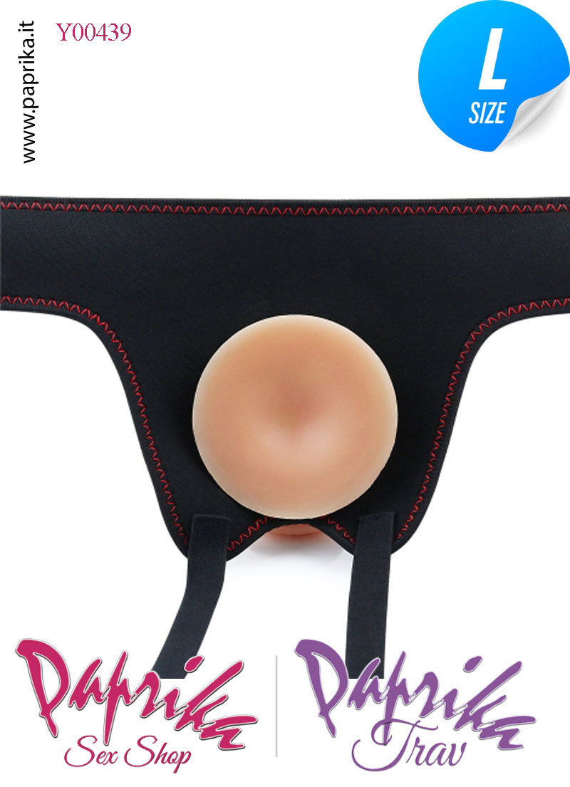 Strap-On Indossabile Mutanda Regolabile Fallo Testicoli  18 cm Ø 39 Strap-On Indossabile Mutanda Regolabile Fallo Testicoli  18 cm Ø 39
