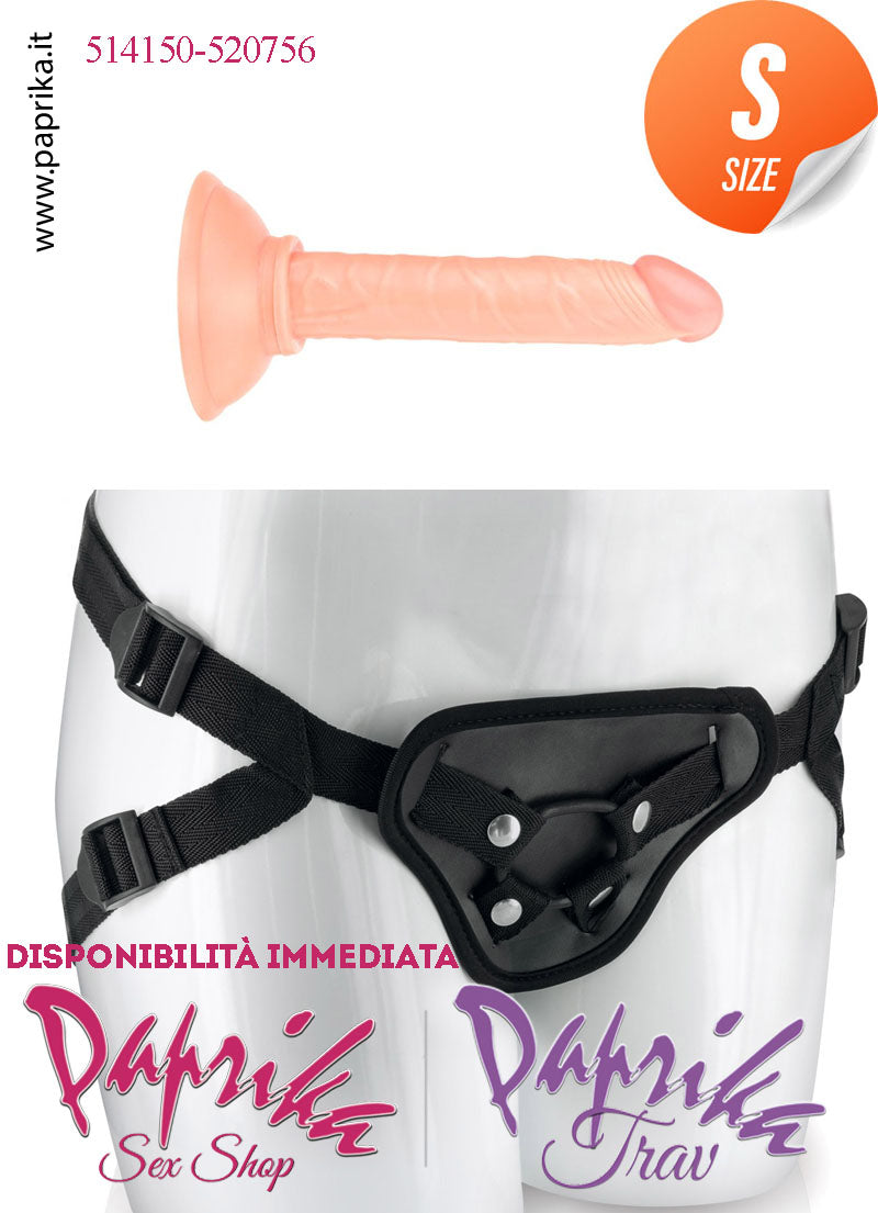 Strap-On Fallo Small Non Vibrante 12 cm Ø 25 Mutanda 2 Anelli Acciaio + 2 Gomma Strap-On Fallo Small Non Vibrante 12 cm Ø 25 Mutanda 2 Anelli Acciaio + 2 Gomma