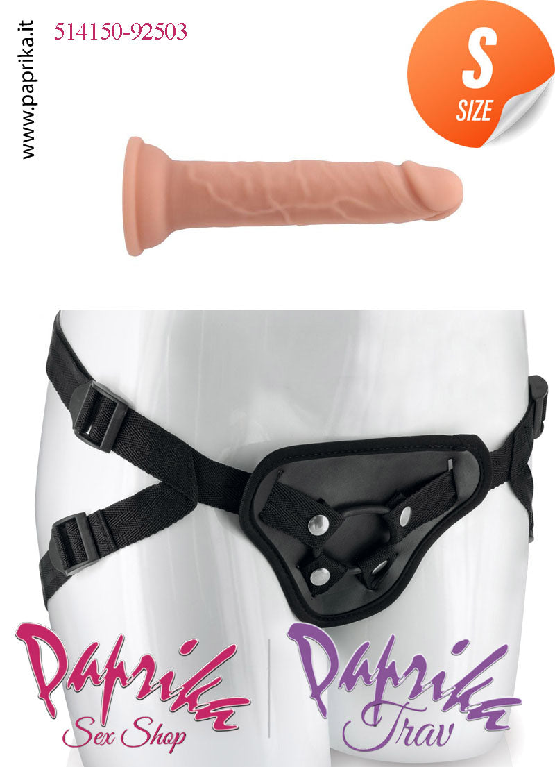 Strap-On Fallo Small Non Vibrante 12 cm Ø 25 Mutanda 2 Anelli Acciaio + 2 Gomma Strap-On Fallo Small Non Vibrante 12 cm Ø 25 Mutanda 2 Anelli Acciaio + 2 Gomma