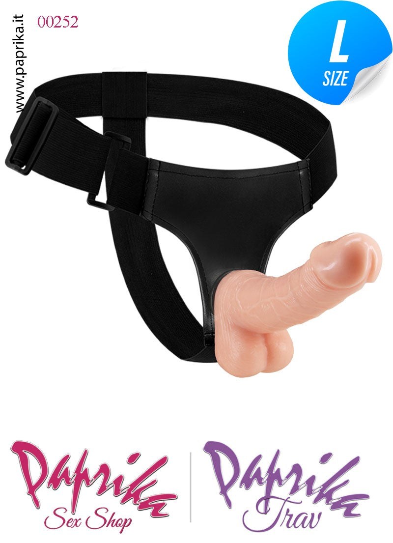Strap-On Indossabile Mutanda Regolabile Fallo 18 cm Ø 45 Strap-On Indossabile Mutanda Regolabile Fallo 18 cm Ø 45