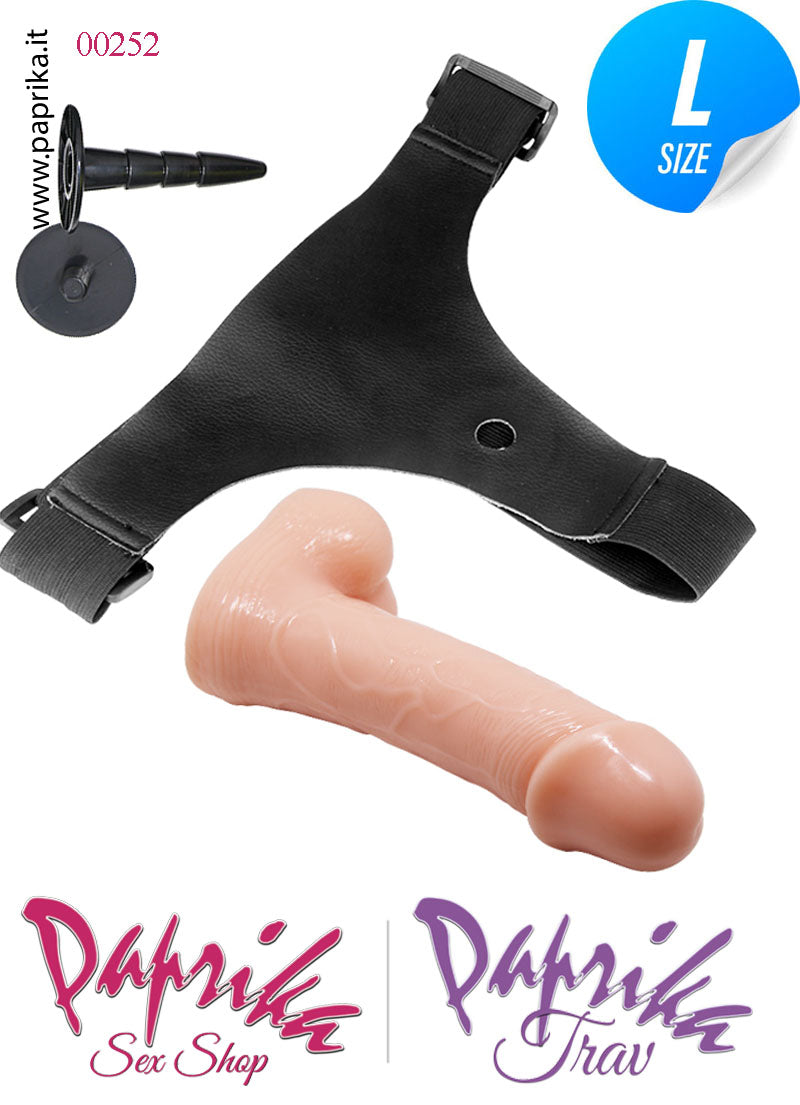 Strap-On Indossabile Mutanda Regolabile Fallo 18 cm Ø 45 Strap-On Indossabile Mutanda Regolabile Fallo 18 cm Ø 45