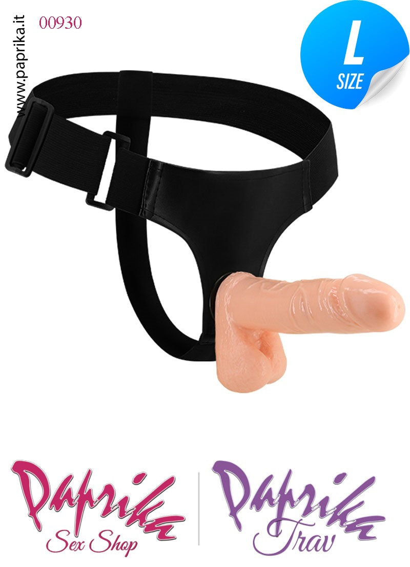 Strap-On Indossabile Mutanda Regolabile Fallo 18 cm Ø 42 Strap-On Indossabile Mutanda Regolabile Fallo 18 cm Ø 42