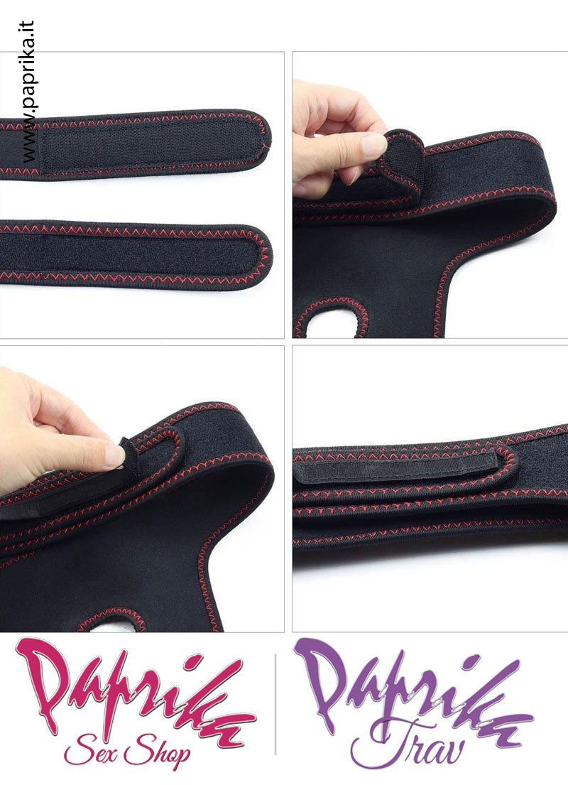 Strap-On Indossabile Mutanda Regolabile Fallo Non Vibrante 18 cm Ø 38-45 Strap-On Indossabile Mutanda Regolabile Fallo Non Vibrante 18 cm Ø 38-45