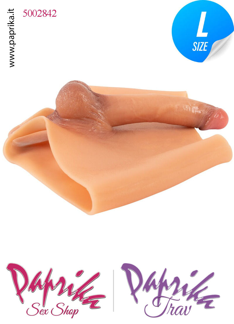 Strap-On Mutanda Silicone Aderente Fallo Pieno Flessibile 19 cm Ø 42 Anima Interna Strap-On Mutanda Silicone Aderente Fallo Pieno Flessibile 19 cm Ø 42 Anima Interna