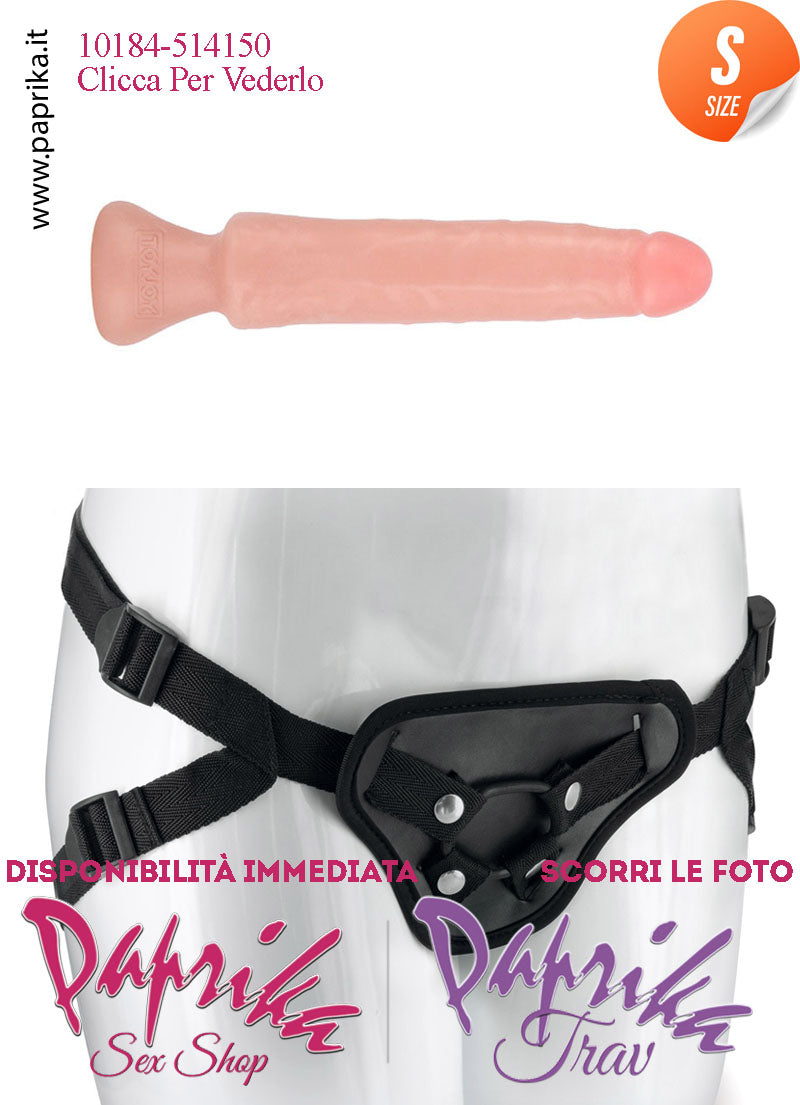 Strap-On Dildo Small Non Vibrante 13 cm Ø 27 Mutanda 2 Anelli Acciaio + 2 Gomma Strap-On Dildo Small Non Vibrante 13 cm Ø 27 Mutanda 2 Anelli Acciaio + 2 Gomma