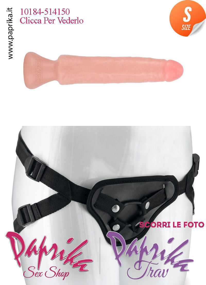 Strap-On Dildo Small Non Vibrante 13 cm Ø 27 Mutanda 2 Anelli Acciaio + 2 Gomma Strap-On Dildo Small Non Vibrante 13 cm Ø 27 Mutanda 2 Anelli Acciaio + 2 Gomma