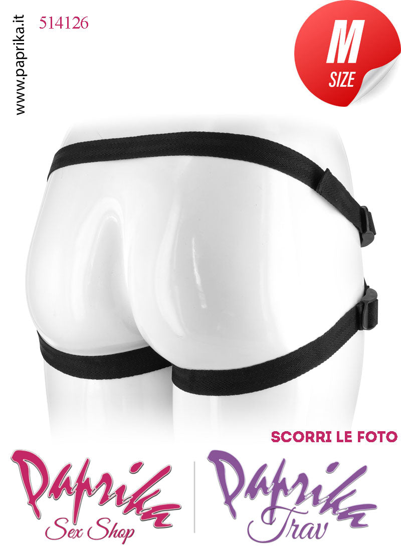 Strap-On Fallo Medium Non Vibrante 13 cm Ø 35 Mutanda 2 Anelli Gomma Strap-On Fallo Medium Non Vibrante 13 cm Ø 35 Mutanda 2 Anelli Gomma