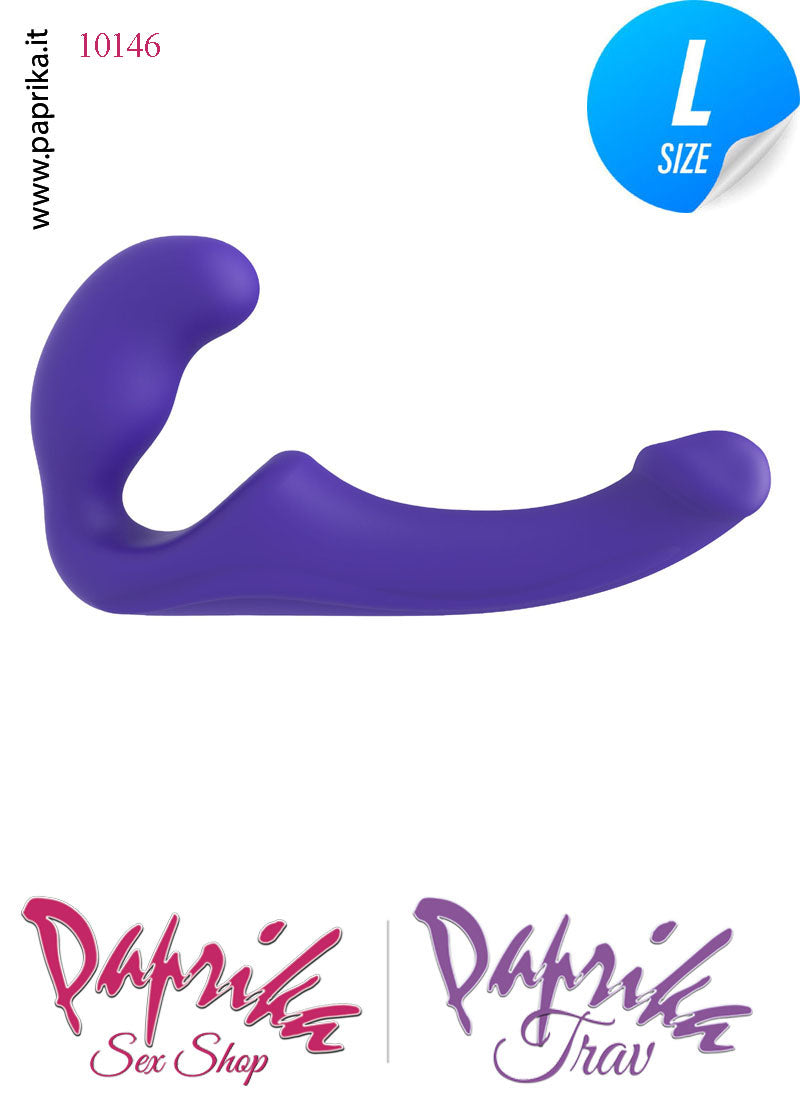 Strapless Strap-on Silicone Non Vibrante Senza Cinghie Sagomato Punto G Strapless Strap-on Silicone Non Vibrante Senza Cinghie Sagomato Punto G