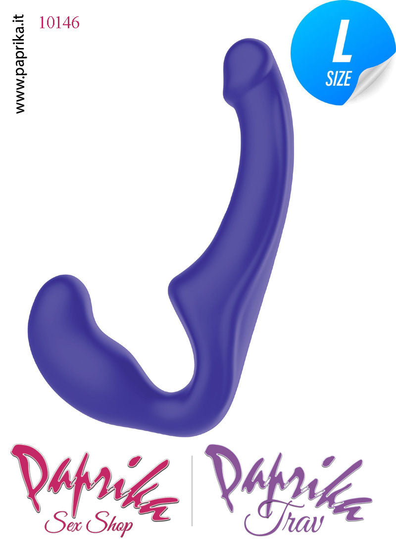 Strapless Strap-on Silicone Non Vibrante Senza Cinghie Sagomato Punto G Strapless Strap-on Silicone Non Vibrante Senza Cinghie Sagomato Punto G