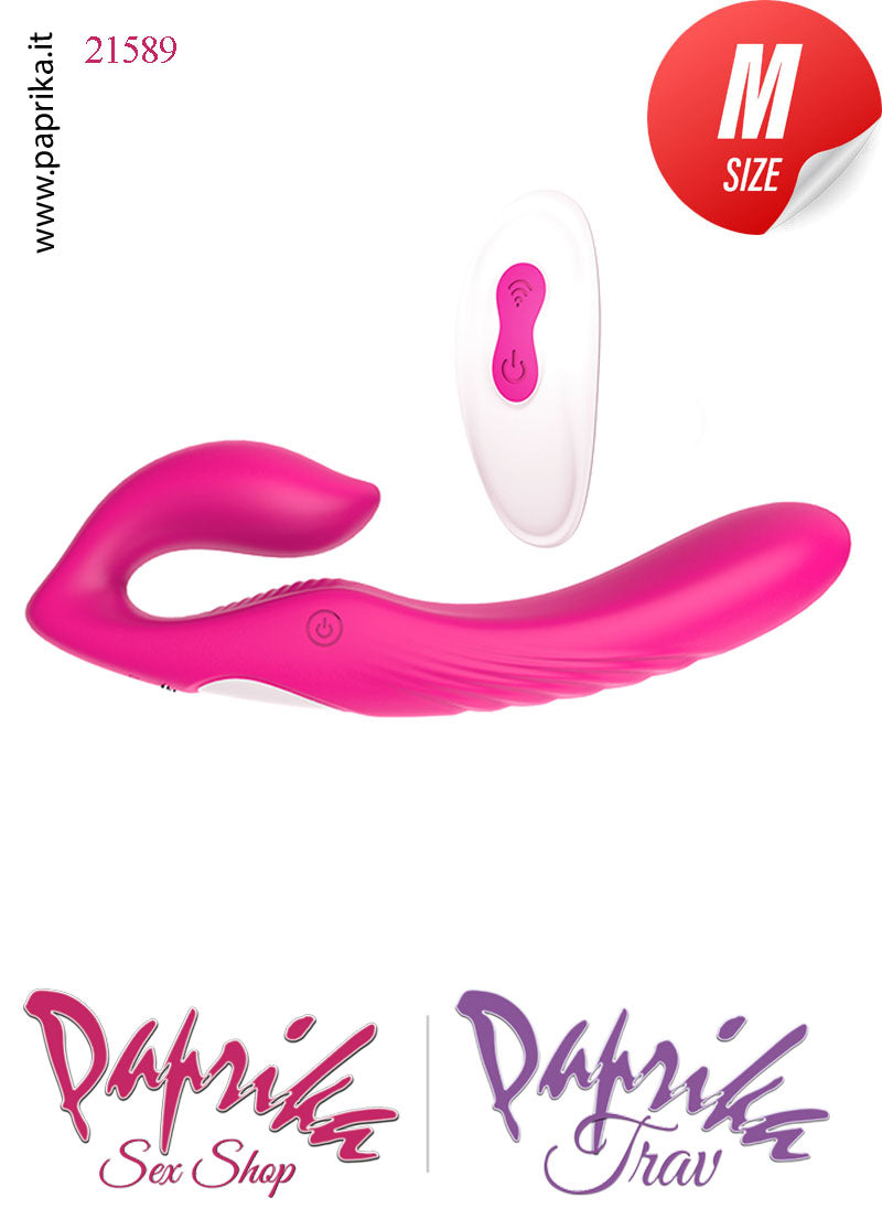 Strapless Strap-on Silicone Vibrante Telecomandato Senza Cinghie Strapless Strap-on Silicone Vibrante Telecomandato Senza Cinghie