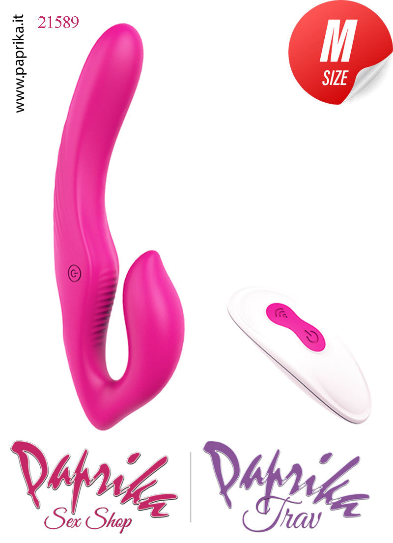 Strapless Strap-on Silicone Vibrante Telecomandato Senza Cinghie Strapless Strap-on Silicone Vibrante Telecomandato Senza Cinghie