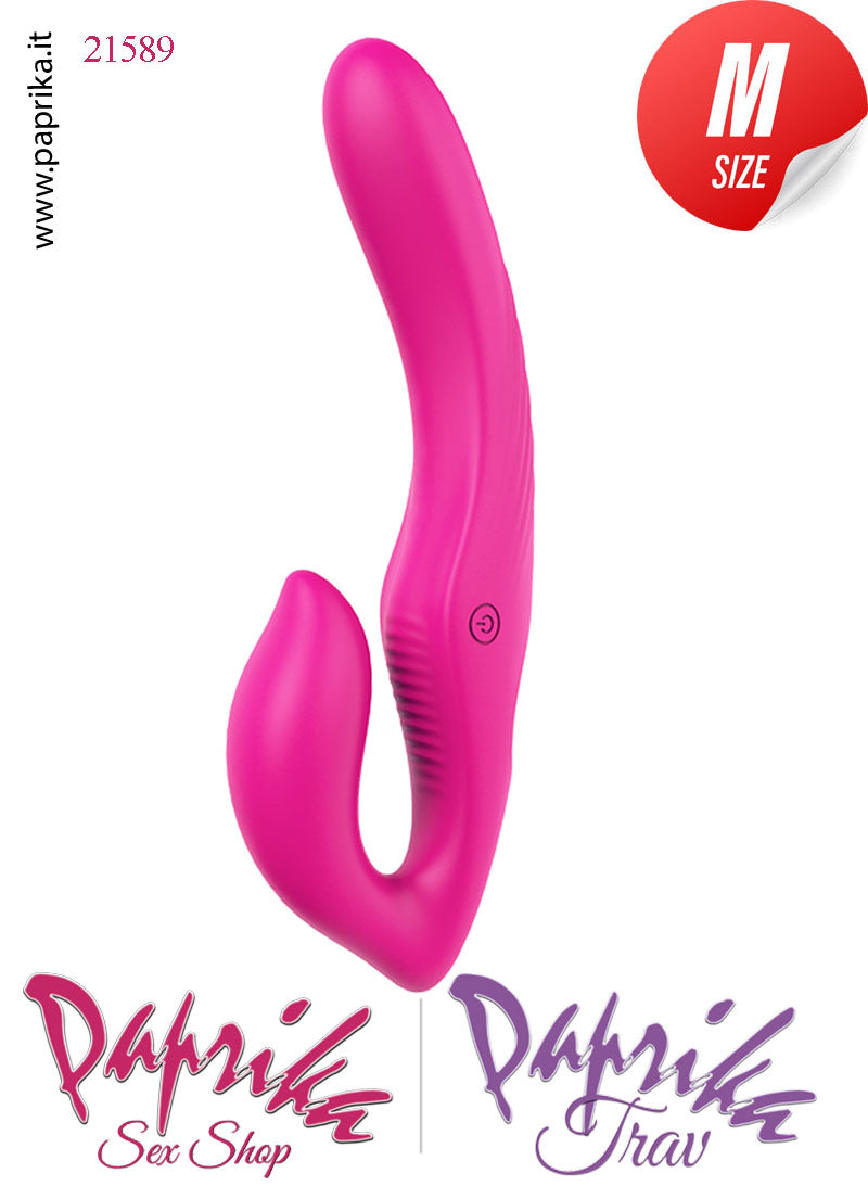 Strapless Strap-on Silicone Vibrante Telecomandato Senza Cinghie Strapless Strap-on Silicone Vibrante Telecomandato Senza Cinghie