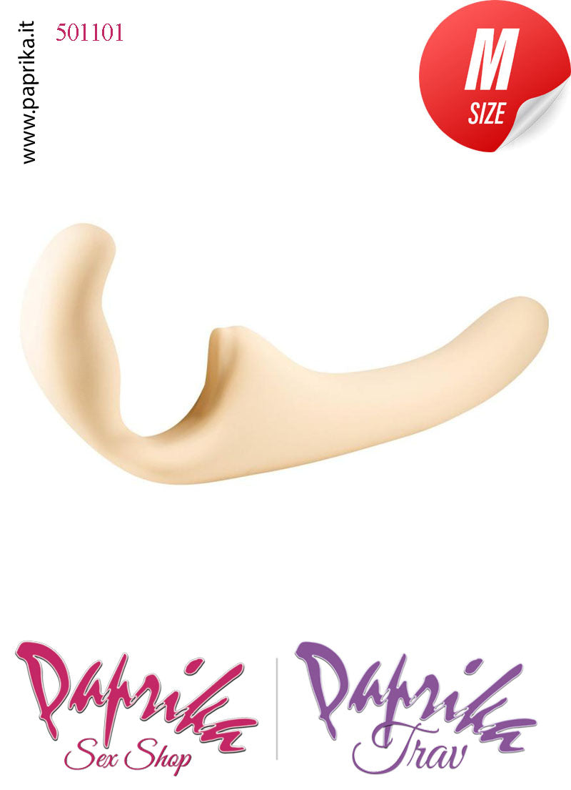 Strapless Strap-On Silicone Non Vibrante Senza Cinghie Punto G Strapless Strap-On Silicone Non Vibrante Senza Cinghie Punto G