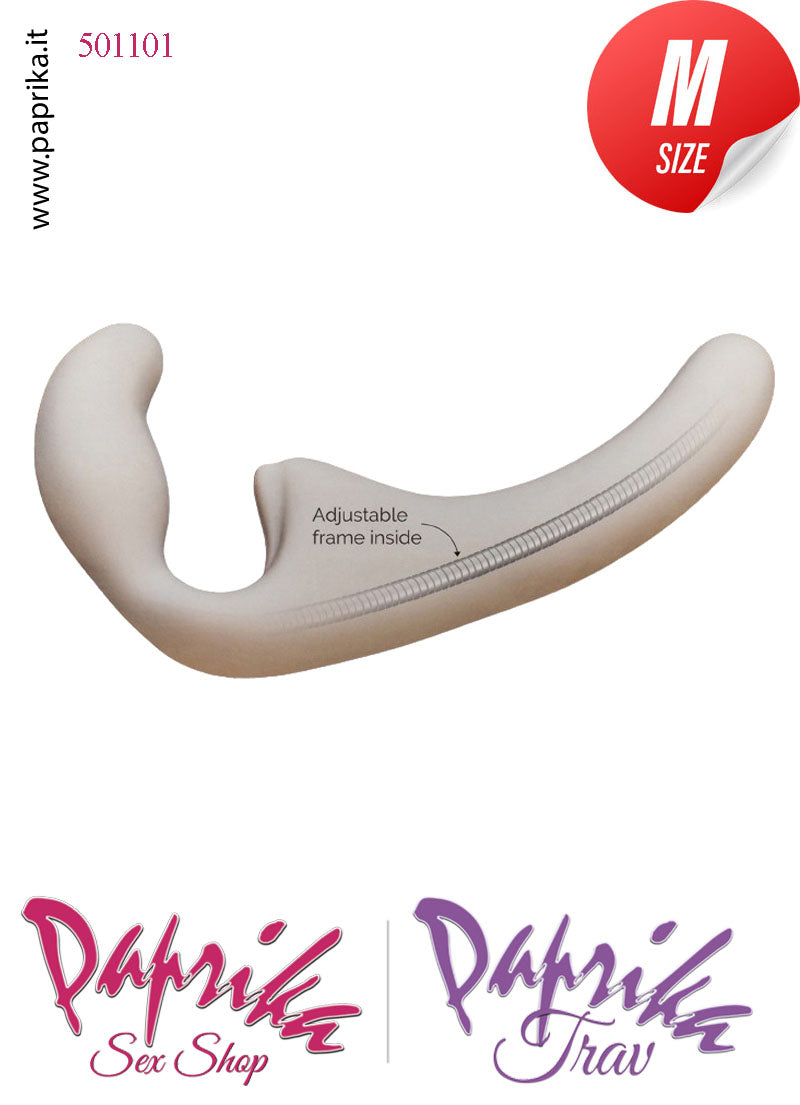 Strapless Strap-On Silicone Non Vibrante Senza Cinghie Punto G Strapless Strap-On Silicone Non Vibrante Senza Cinghie Punto G