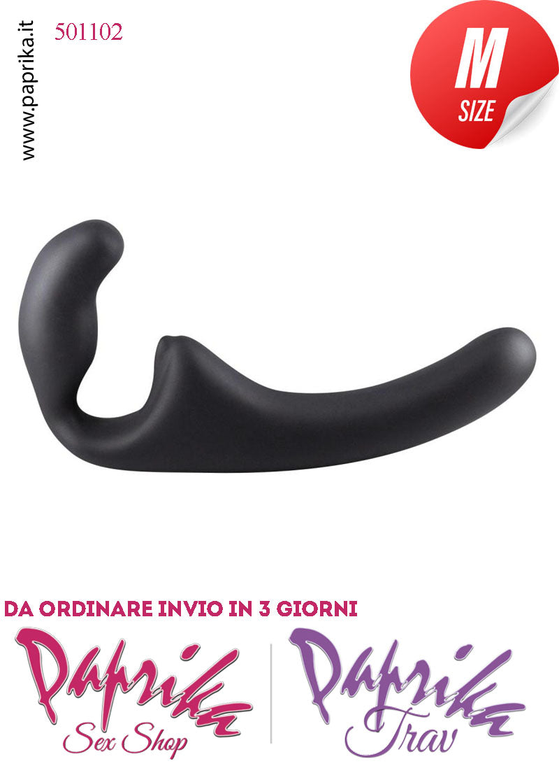 Strapless Strap-On Silicone Non Vibrante Senza Cinghie Punto G Strapless Strap-On Silicone Non Vibrante Senza Cinghie Punto G