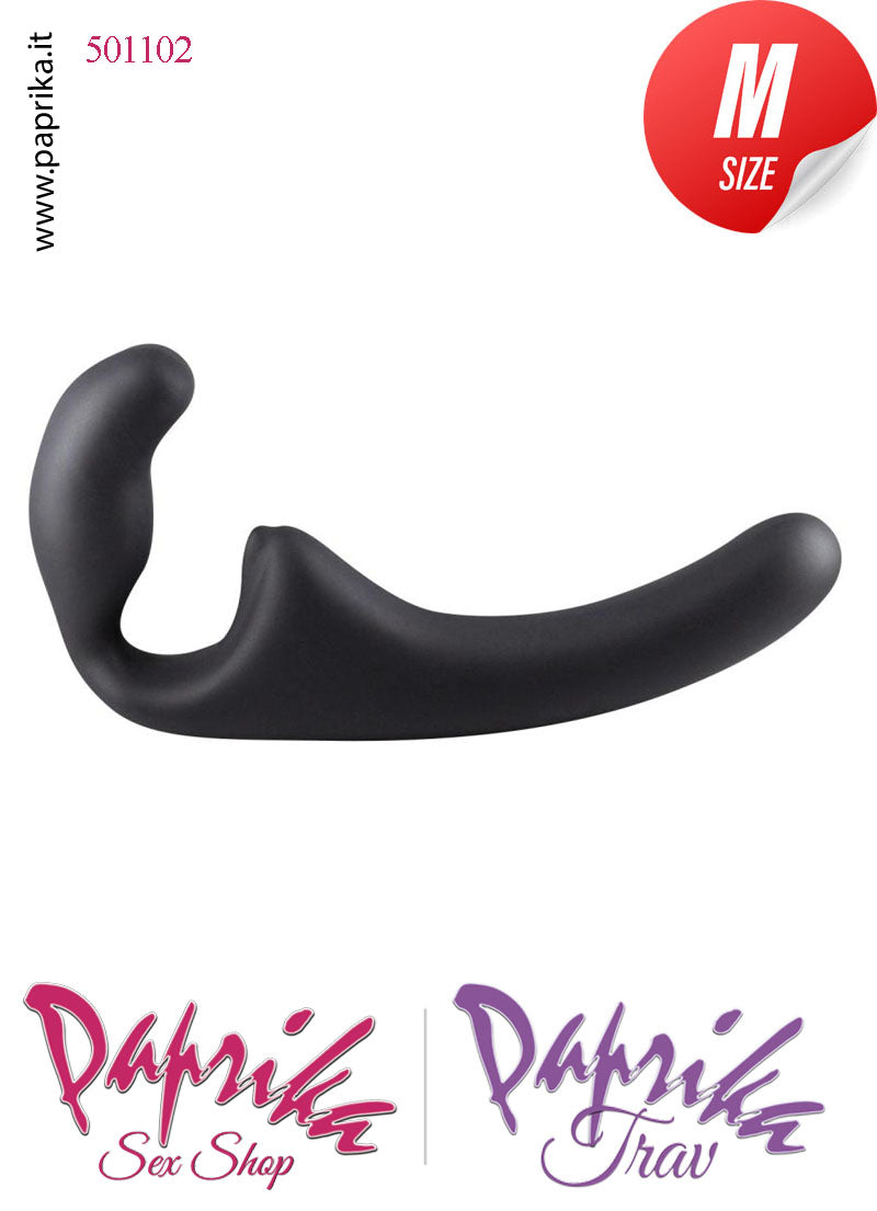 Strapless Strap-On Silicone Non Vibrante Senza Cinghie Punto G Strapless Strap-On Silicone Non Vibrante Senza Cinghie Punto G