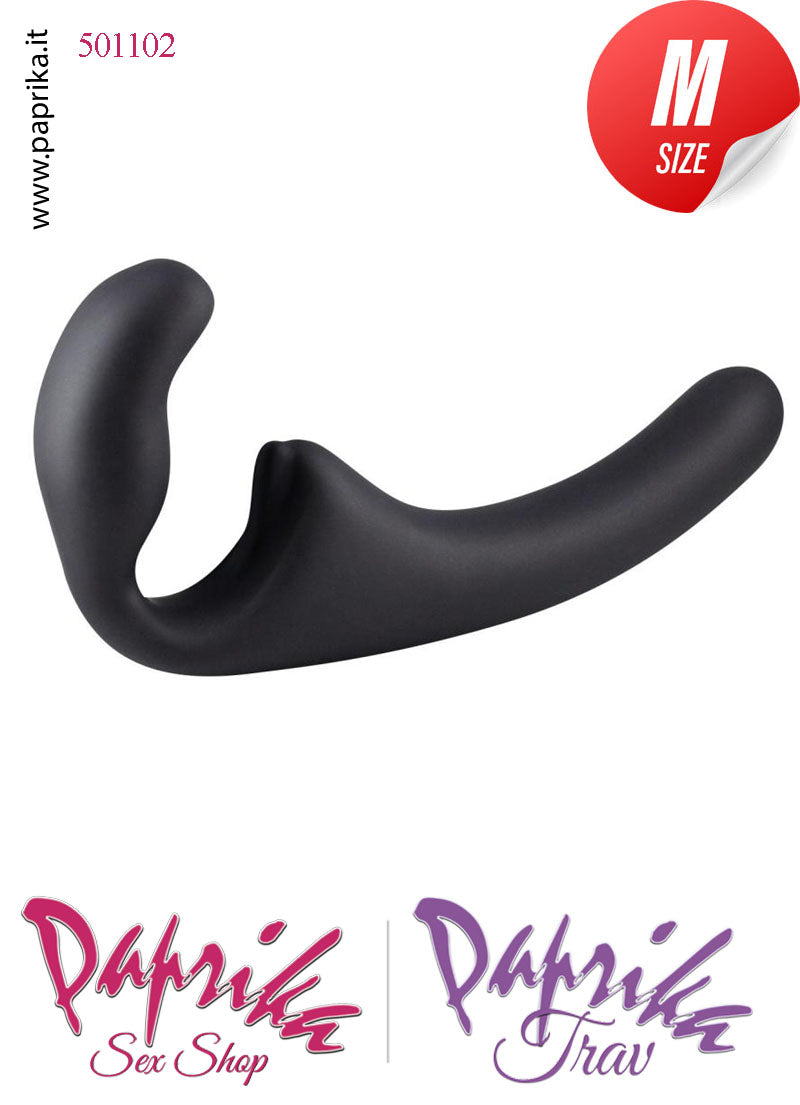Strapless Strap-On Silicone Non Vibrante Senza Cinghie Punto G Strapless Strap-On Silicone Non Vibrante Senza Cinghie Punto G
