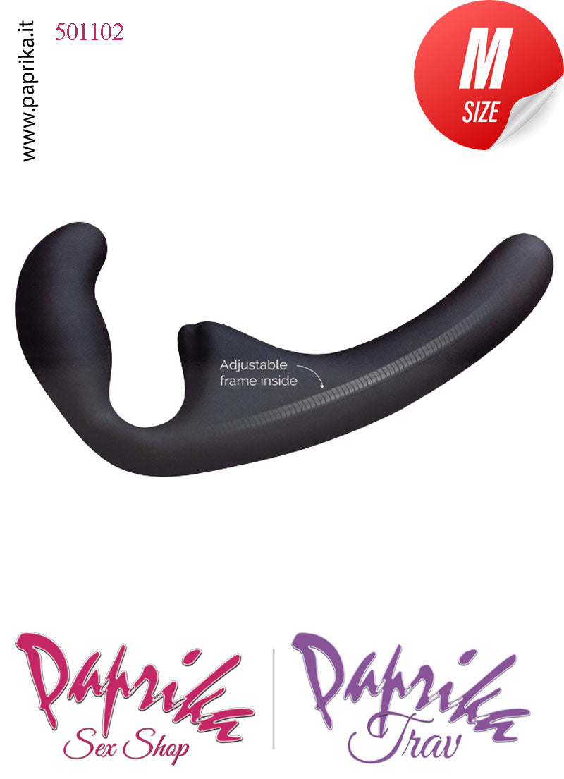 Strapless Strap-On Silicone Non Vibrante Senza Cinghie Punto G Strapless Strap-On Silicone Non Vibrante Senza Cinghie Punto G