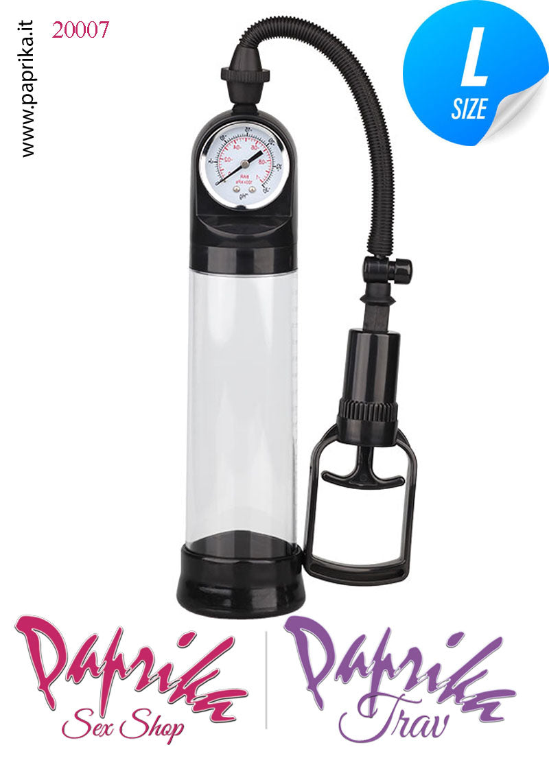 Sviluppatore Maschile Large Miglioramento Erezione Trasparente Manometro Sviluppatore Maschile Large Miglioramento Erezione Trasparente Manometro