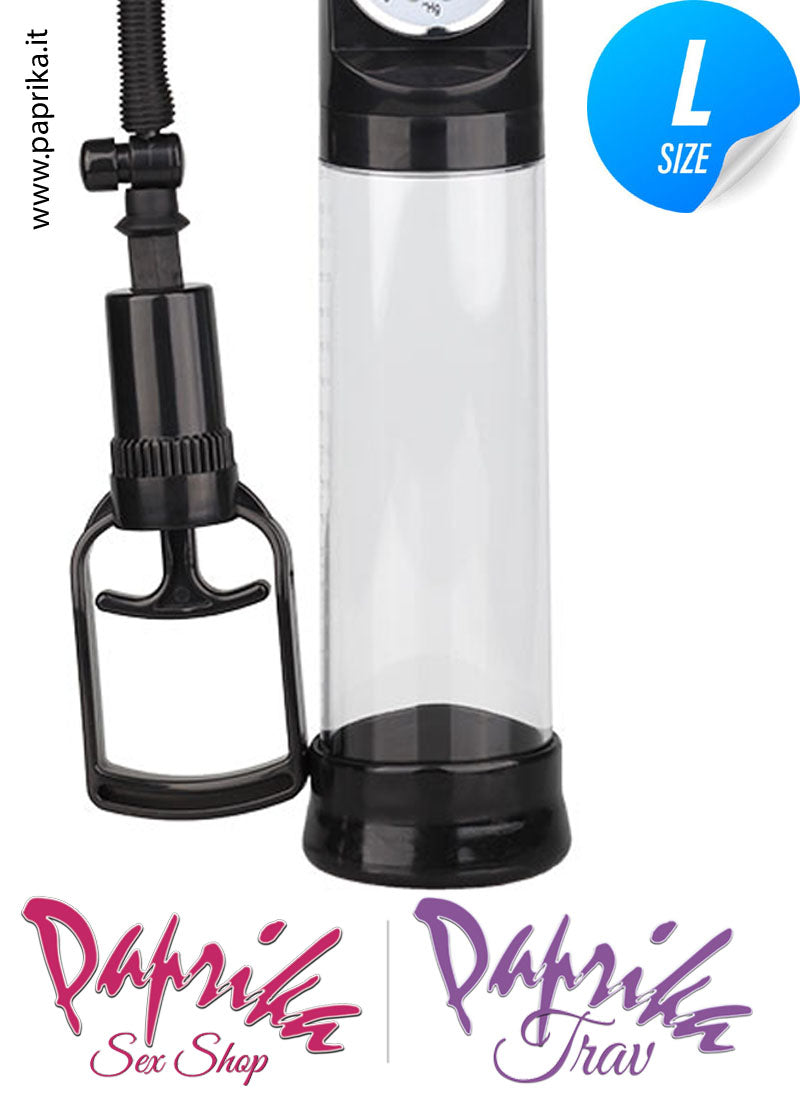 Sviluppatore Maschile Large Miglioramento Erezione Trasparente Manometro Sviluppatore Maschile Large Miglioramento Erezione Trasparente Manometro