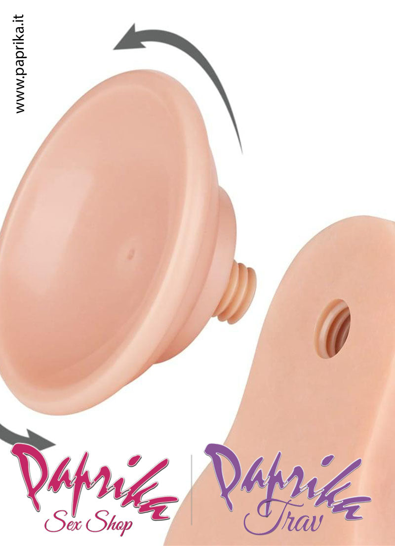 Fallo Testicoli Tpe Morbido Pelle Mobile 16 cm Ø 36 Ventosa Fallo Testicoli Tpe Morbido Pelle Mobile 16 cm Ø 36 Ventosa