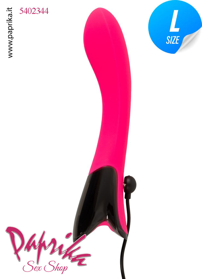 Vibratore Punto G 10 Velocità 20 cm Ø 35 Silicone Display Luminoso Vibratore Punto G 10 Velocità 20 cm Ø 35 Silicone Display Luminoso