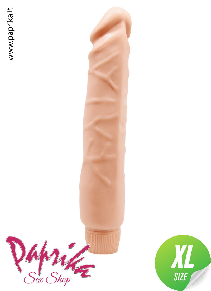 Vibratore Anatomico Unisex 22 cm Ø 47 Velocità Regolabili 2 Pile Vibratore Anatomico Unisex 22 cm Ø 47 Velocità Regolabili 2 Pile