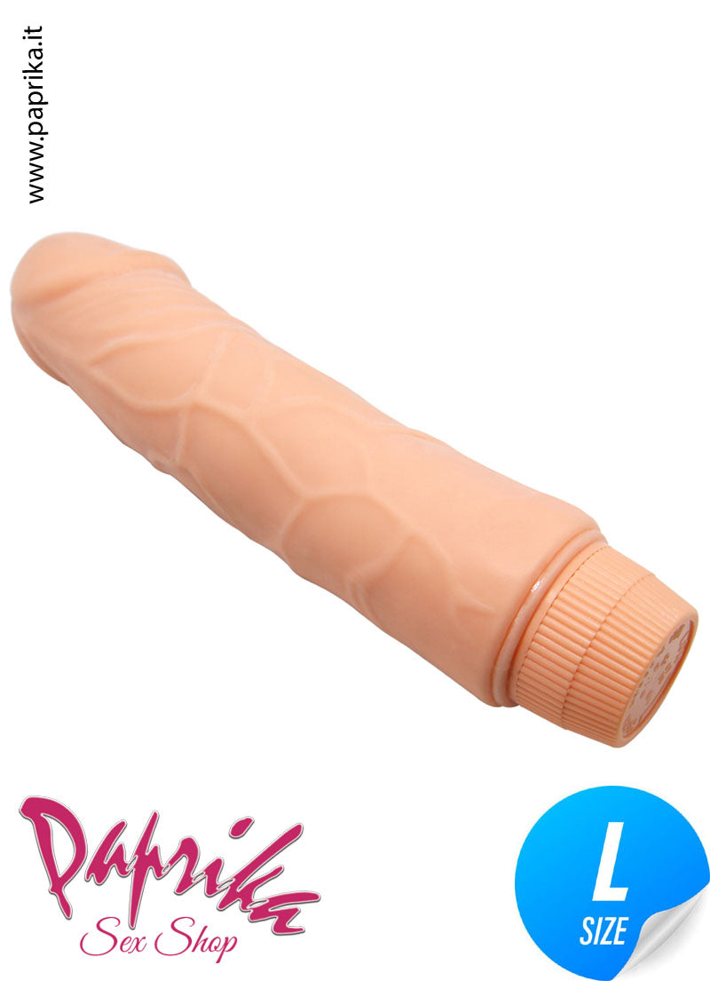 Vibratore Anatomico Unisex 16 cm Ø 43 Velocità Regolabili 2 Pile Vibratore Anatomico Unisex 16 cm Ø 43 Velocità Regolabili 2 Pile