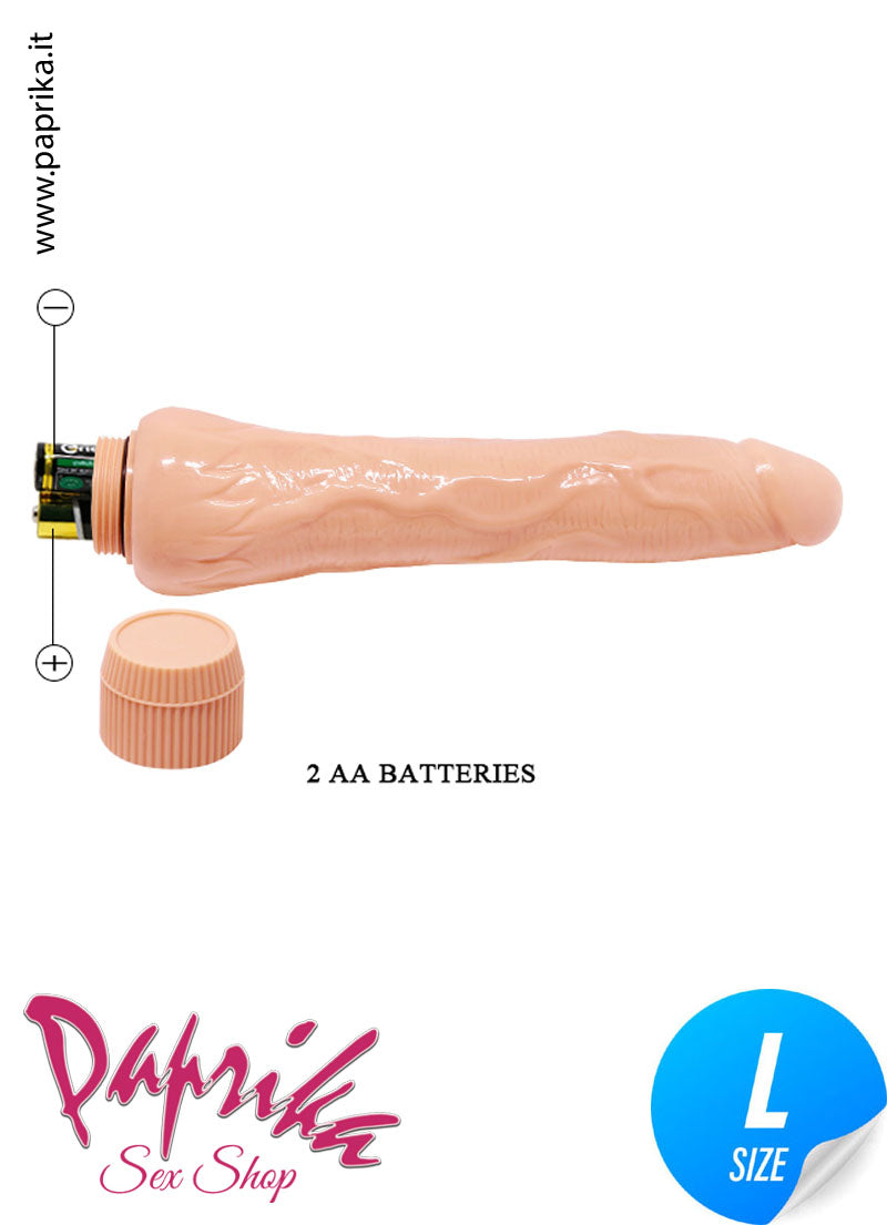 Vibratore Anatomico Unisex 19 cm Ø 42 Velocità Regolabili 2 Pile Vibratore Anatomico Unisex 19 cm Ø 42 Velocità Regolabili 2 Pile