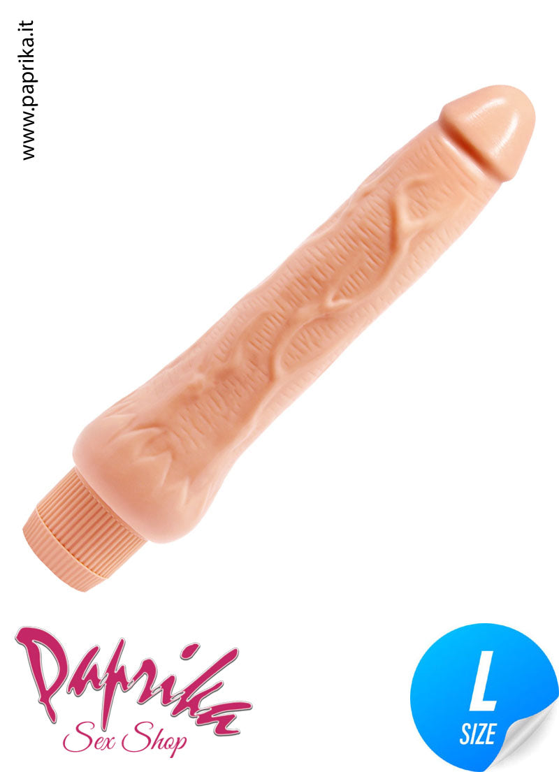 Vibratore Anatomico Unisex 19 cm Ø 42 Velocità Regolabili 2 Pile Vibratore Anatomico Unisex 19 cm Ø 42 Velocità Regolabili 2 Pile